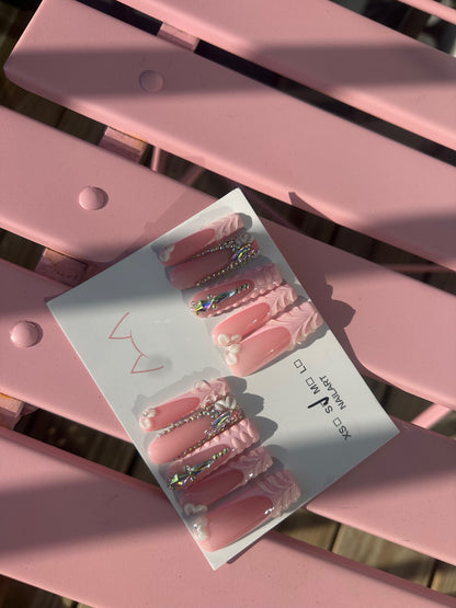 Pink potion nail set