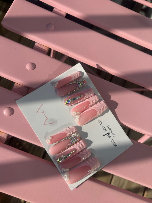 Pink potion nail set